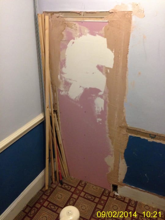 Baustelle im Treppenhaus   The Park Hotel