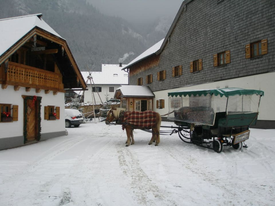 Kutschenfahrt im Winter Romantik Hotel Im Weissen Rössl