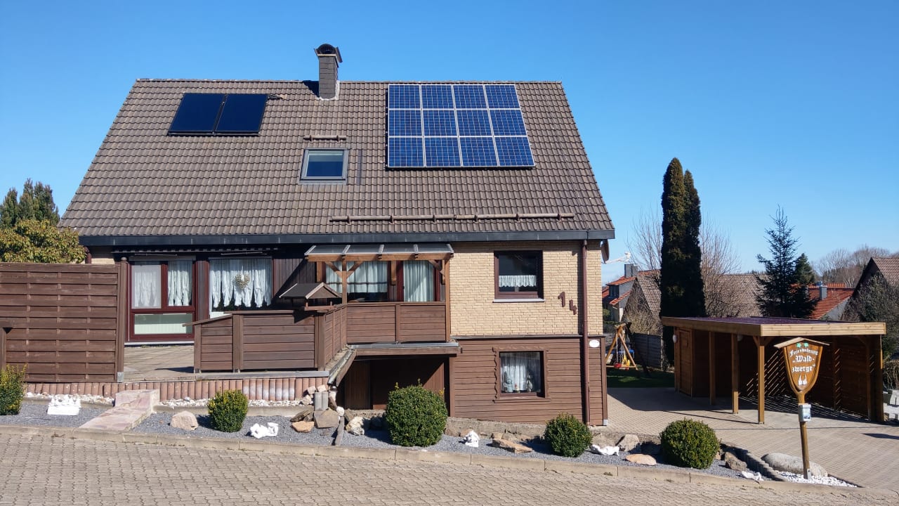 Außenansicht Ferienwohnung Waldwichtel