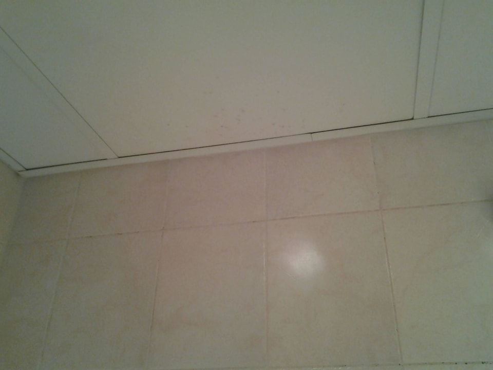 Schimmel an der Baddecke Golden Tulip Hotel Noordwijk Beach