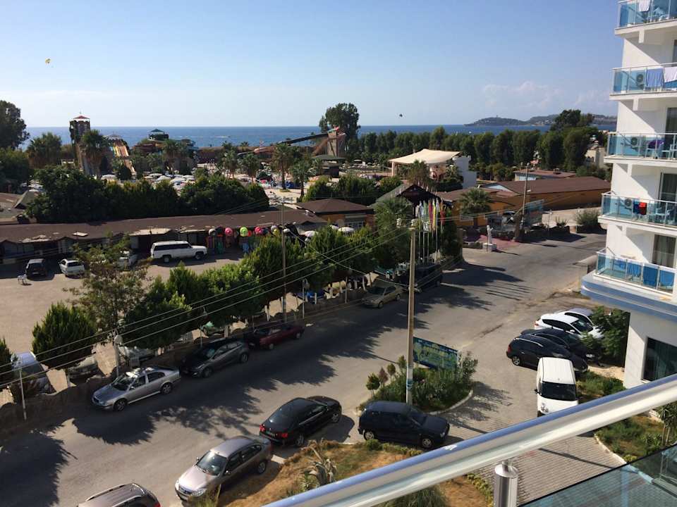 Blick auf das Aqualand My Aegean Star Hotel