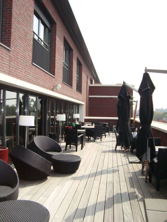 Terrasse der Executive Lounge Hilton The Hague
