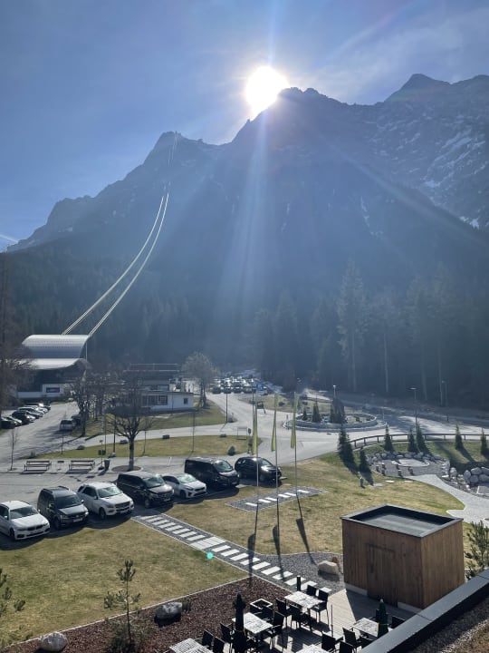 Ausblick Zugspitz Resort