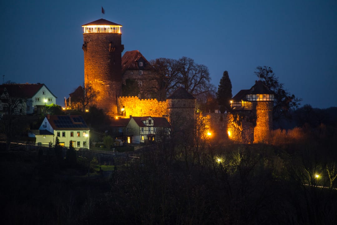 Außenansicht Burghotel Trendelburg