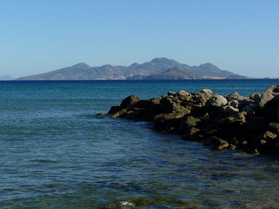 Aussicht vom Strand Porto Bello Beach