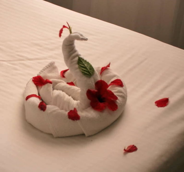 Handtuchkunst - Schwan Golden Beach Resort
