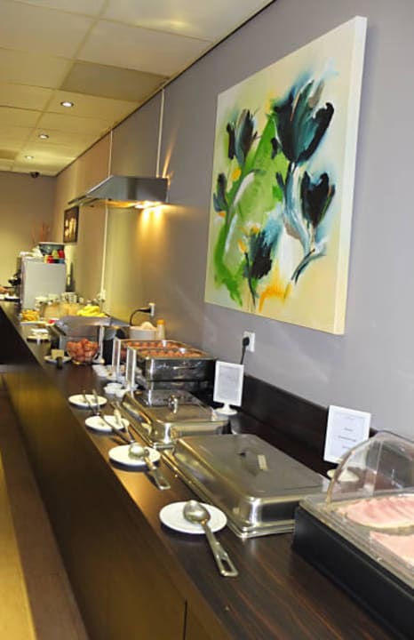 Das Frühstücksbuffet Fletcher Hotel-Restaurant Parkstad-Zuid Limburg