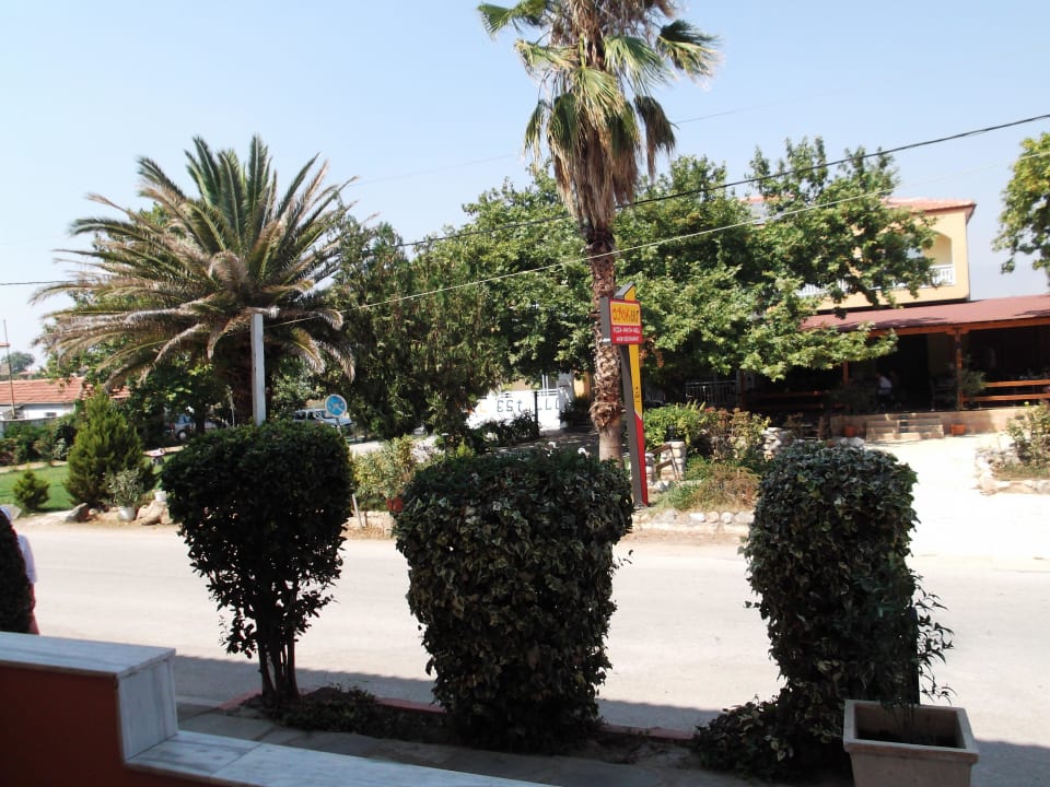 Blick vom Balkon Hotel Possidona Beach