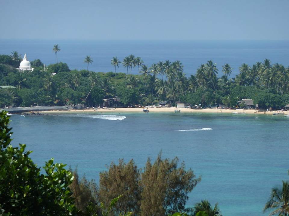 Blick vom Restaurant zur Bucht Hotel Panorama