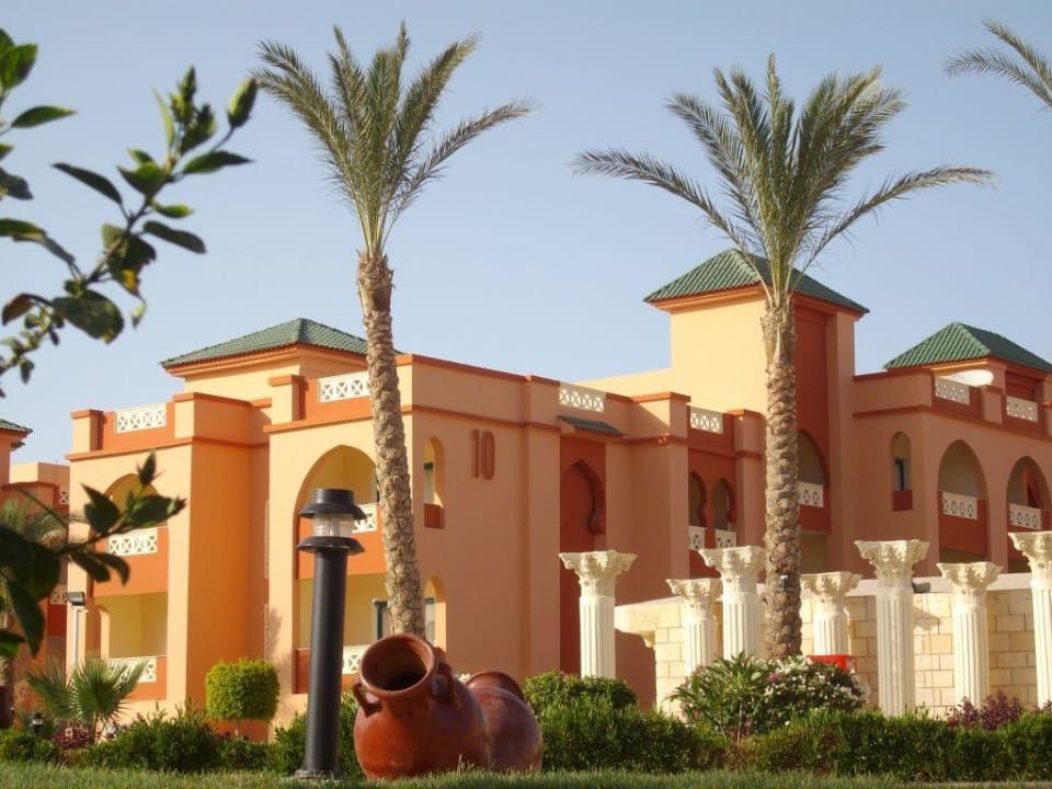 Blick auf das Aqua Blu Pickalbatros Aqua Park Resort - Hurghada