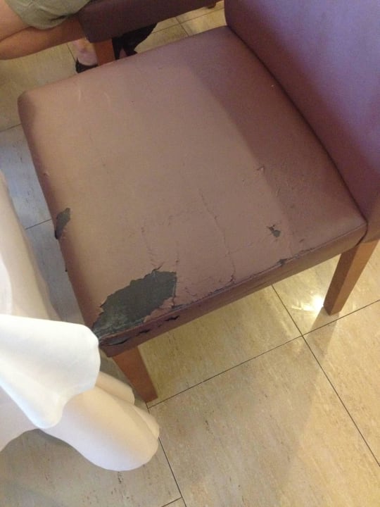 Verschlissener Stuhl Zafiro Bahia