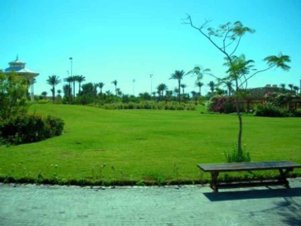 Blick zum Golfplatz Steigenberger ALDAU Beach Hotel