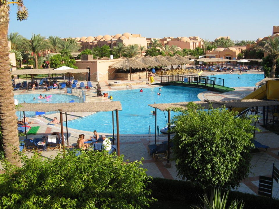 Balkonblick Zimmer 5202 Jaz Makadi Oasis Resort