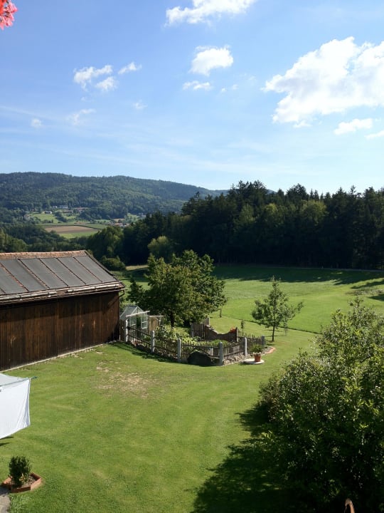 Blick vom Balkon Landhaus Jakob
