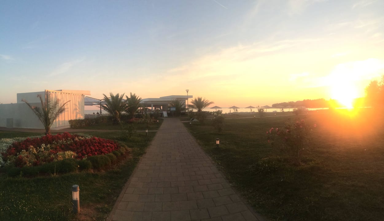 Schöner Weg zum Punto Mare Aminess Vival Maestral Hotel