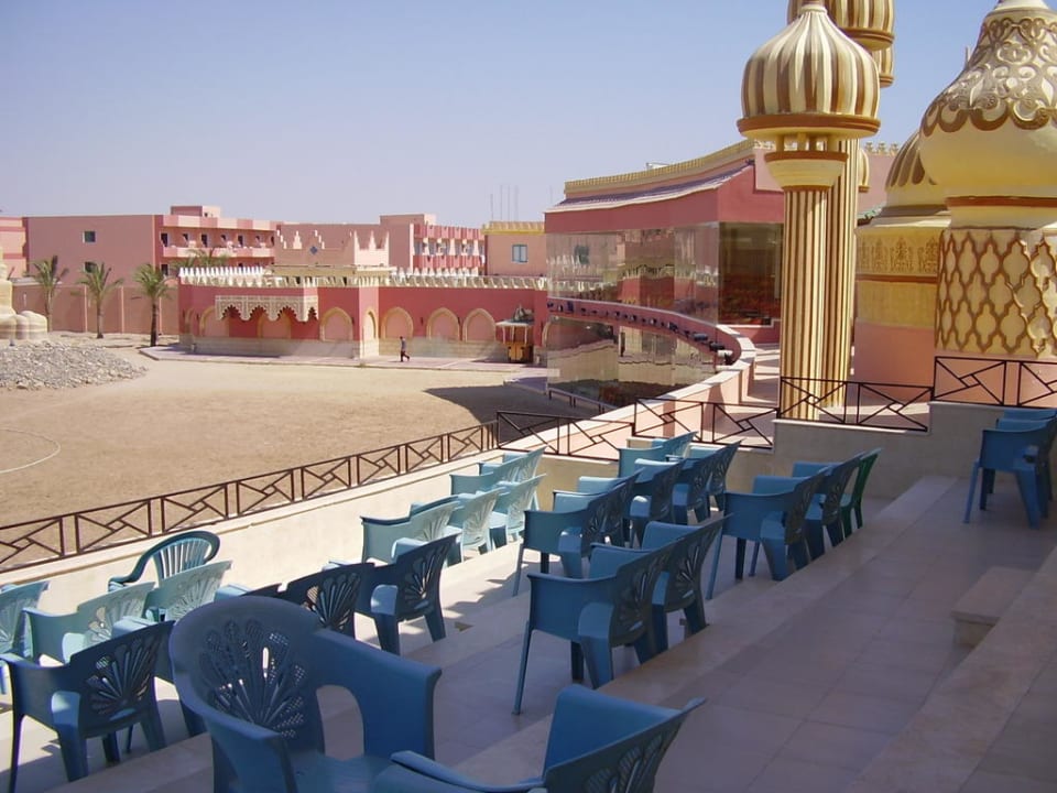 Pohled na jeviště Pickalbatros Alf Leila Wa Leila Resort - Neverland Hurghada