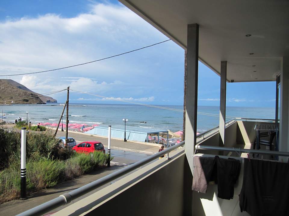 Balkon mit seitlichem Meerblick Hotel Corissia Princess