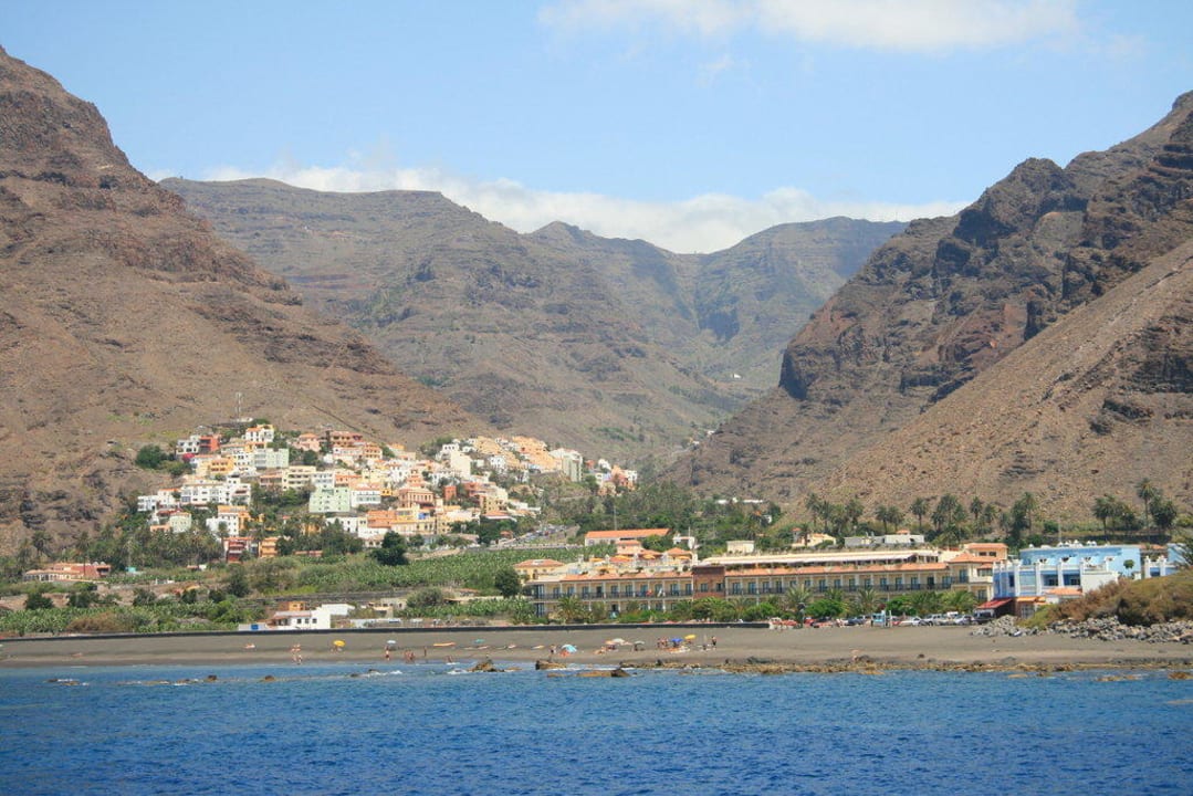 Hotel Gran Rey vom Meer aus Hotel Gran Rey