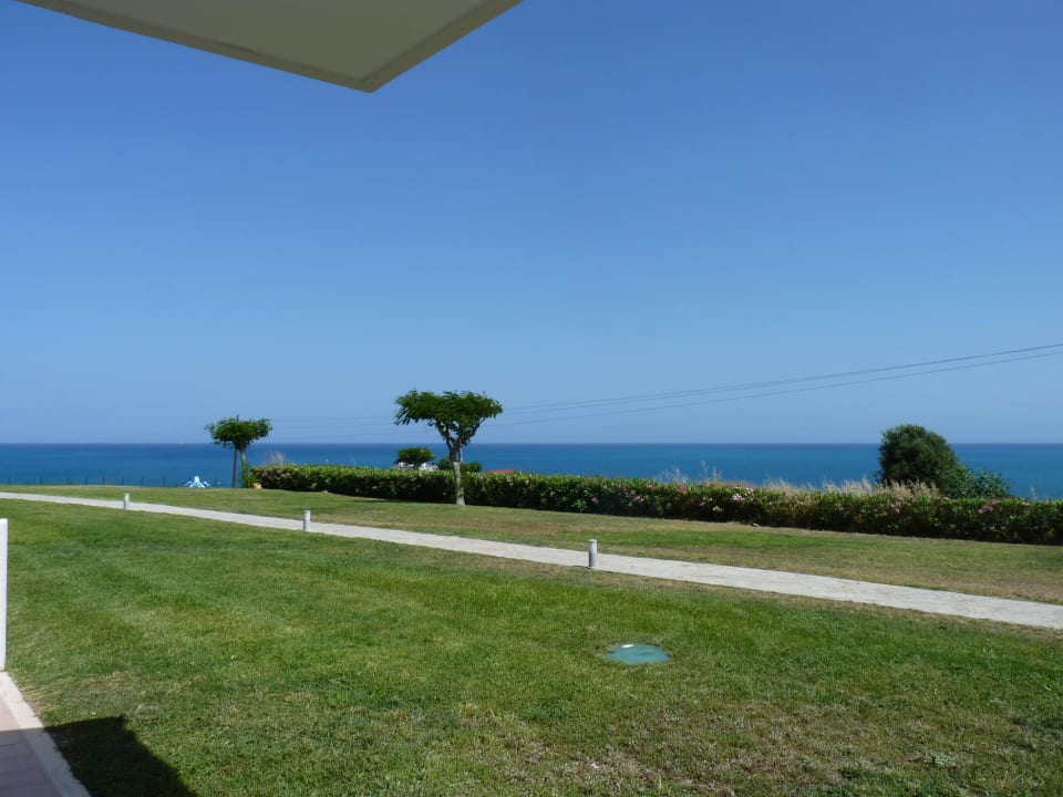 Blick von der Terrasse Rodos Princess Beach Hotel & Spa