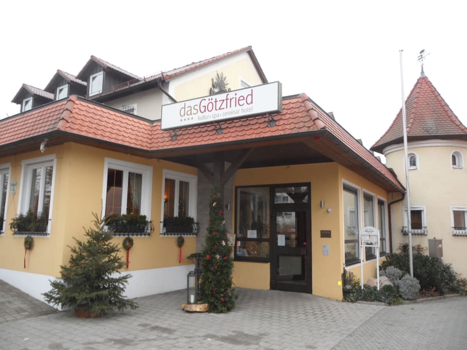 Hoteleingang Kultur & Spa Hotel Das Götzfried