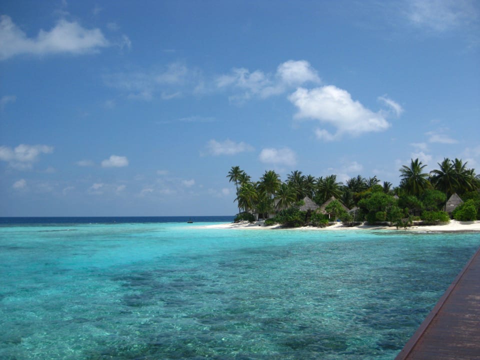Blick auf Angaga Angaga Island Resort