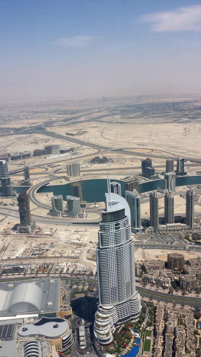 Ausblick vom Burj Khalifa The Canvas Hotel Dubai MGallery By Sofitel