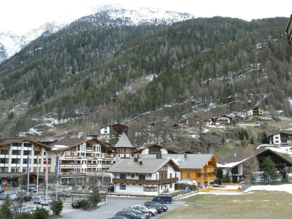 Blick vom Balkon Hotel Hubertus