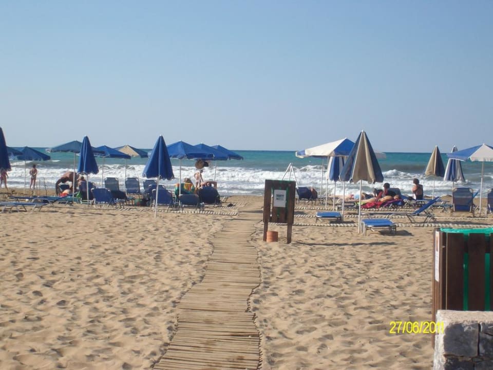 Strandabschnitt am Hotel Delfina Tropic Beach