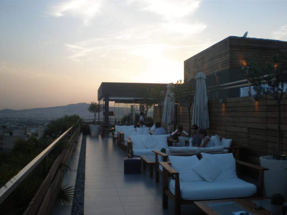 Auf der Dachterrasse Fresh Hotel