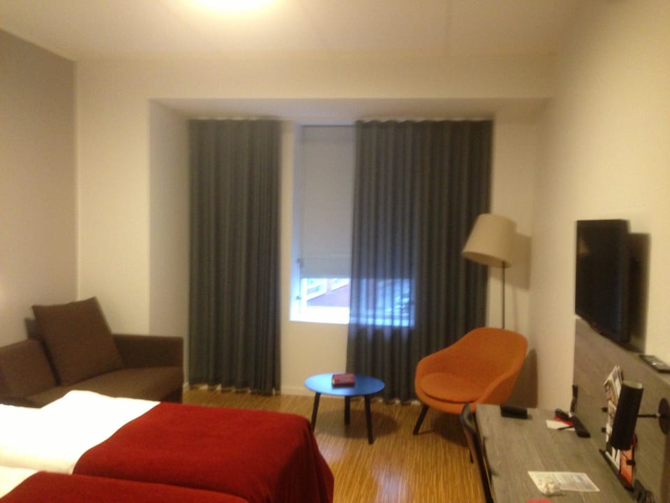 Blick vom Eingang Hotel Scandic Aarhus City