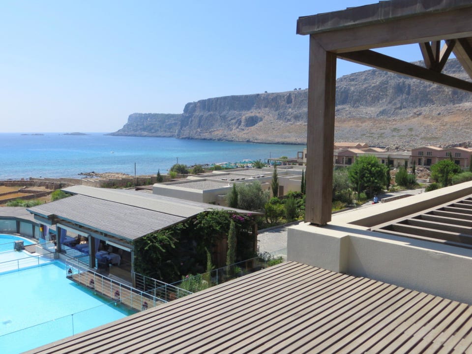 Blick von der Rezeption Aquagrand Artistic Luxury Beach Resort - Adults only