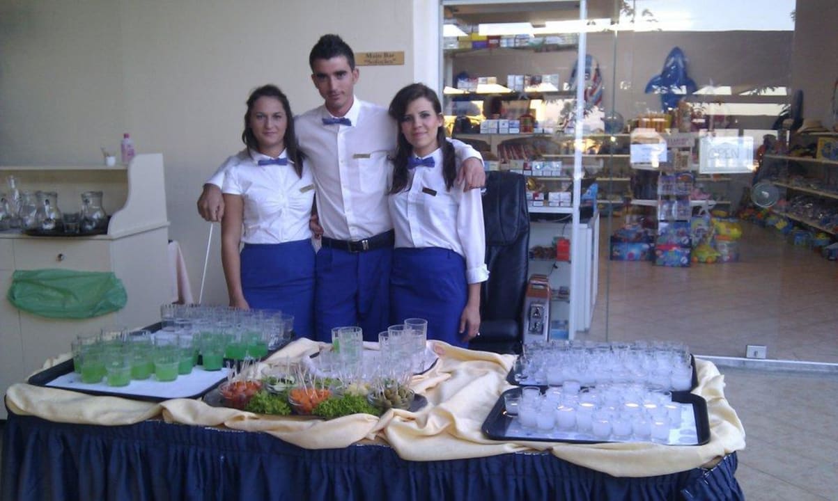 Empfang im Restaurant Kipriotis Aqualand