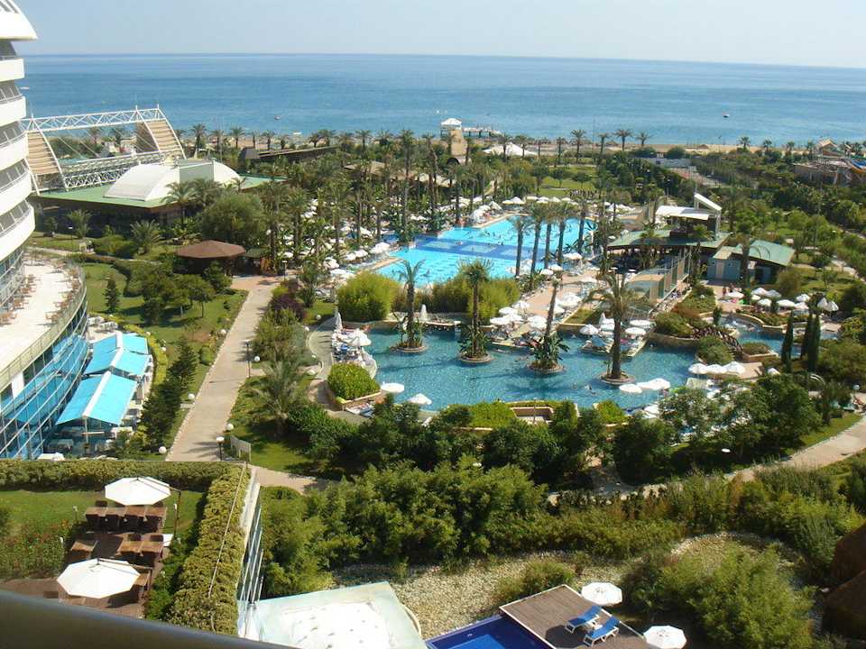 Blick zur Anlage Concorde De Luxe Resort