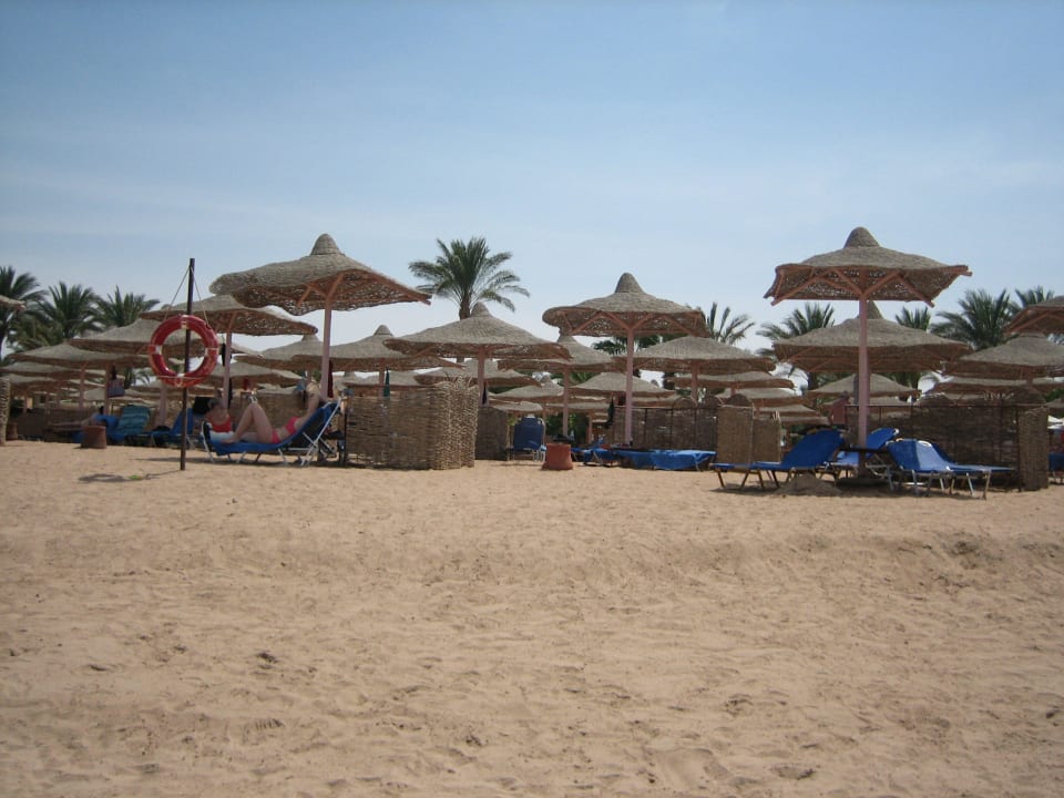 Liegen und Schattenplätze Jaz Makadi Oasis Resort