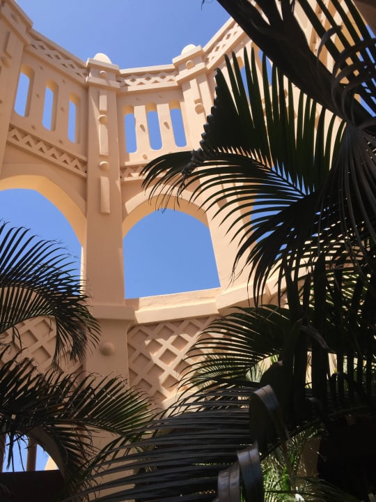 Ausblick nach oben Hotel Riu Touareg