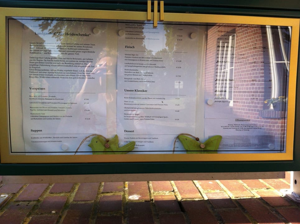 Karte Landgasthof Wildwasser