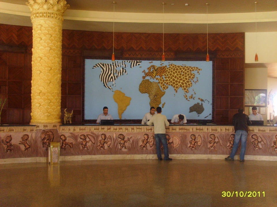Eingang Pickalbatros Jungle Aqua Park Resort - Neverland Hurghada