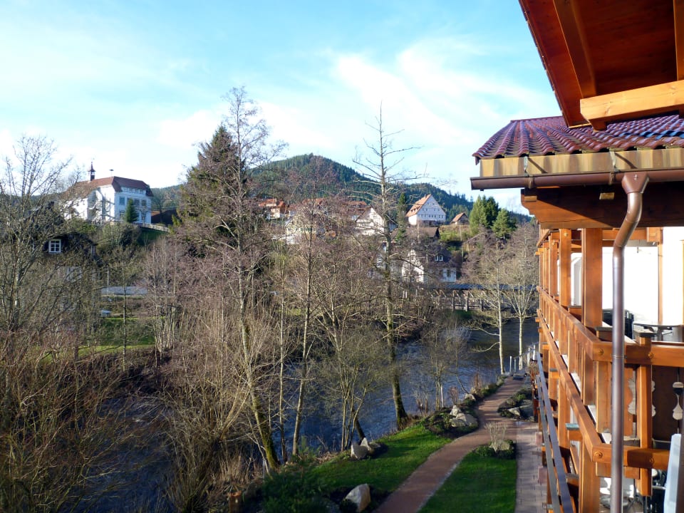 Ausblick vom Zimmer - hervorragend! Hotel Sonne
