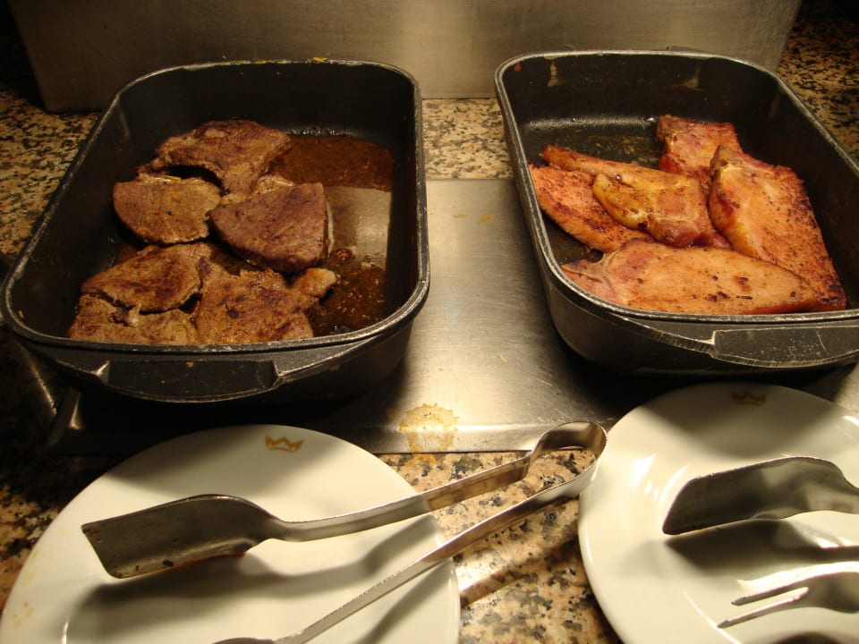 Mittagessen im Strandrestaurant Hotel Riu Palace Riviera Maya
