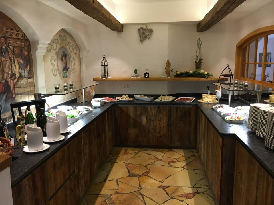 Kaltes Büffet am Abend Hotel Tirolerhof