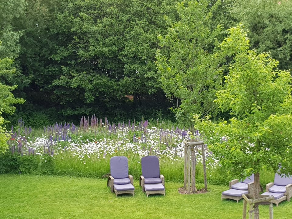 "Der Blick in den Garten v..." Romantik Hotel Fuchsbau (Timmendorfer