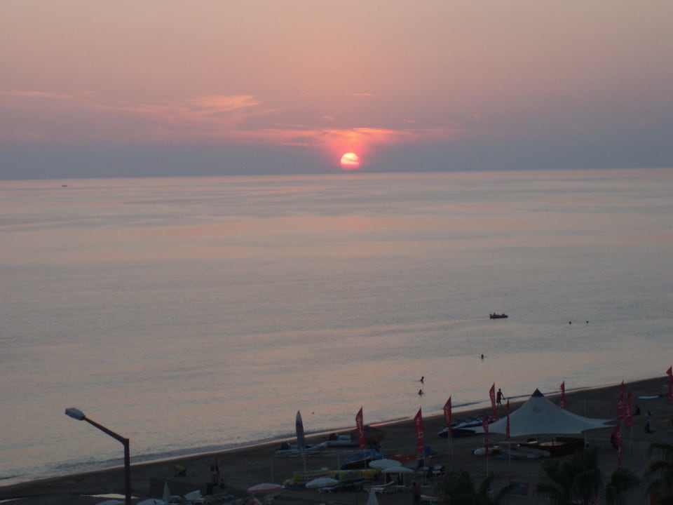 Západ slunce Hotel Kleopatra Dreams Beach