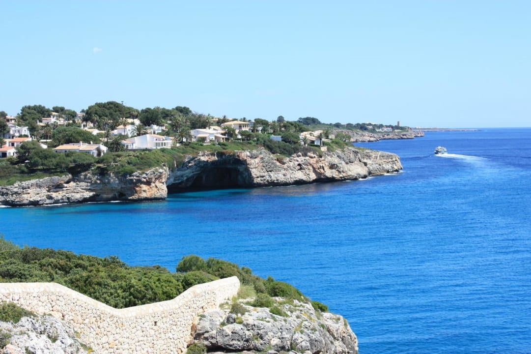 Ausblick von der Hotelanlage blau punta reina