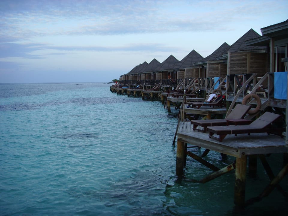Blick Wasservilla 524 nach Osten Kuredu Island Resort & Spa