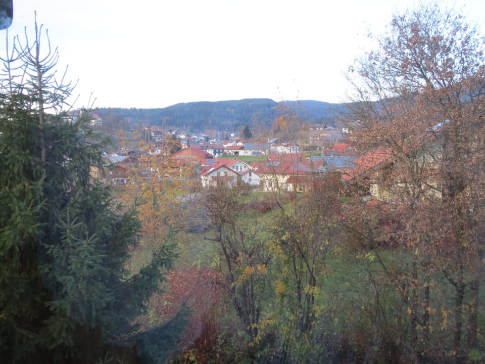 Blick aus dem Wohnzimmer Gästehaus Alhambra