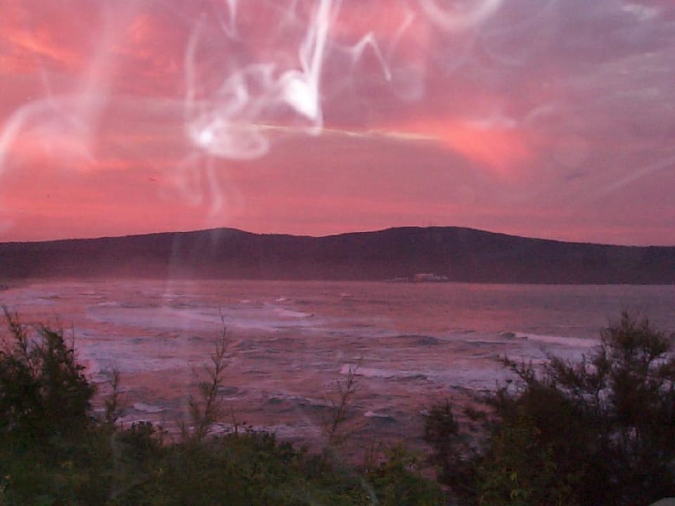 Sonnenuntergang Hotel Perla Plaza