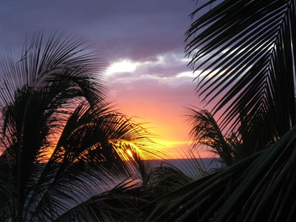 Sonenuntergang in Flic en Flac Hotel Villas Caroline