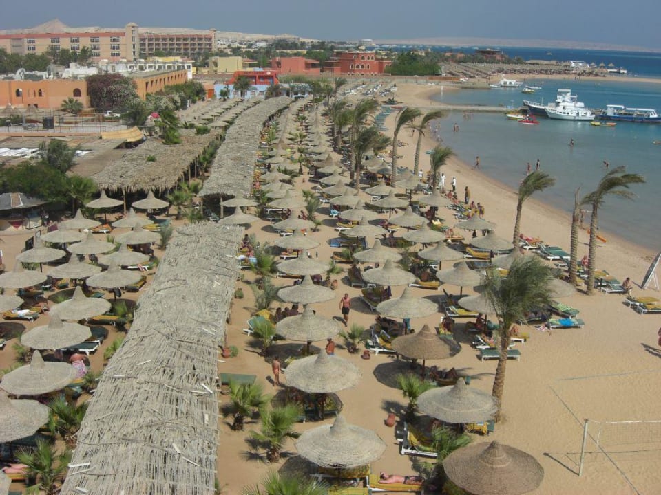 Strand vom Dach des T-Block! Giftun Azur Resort