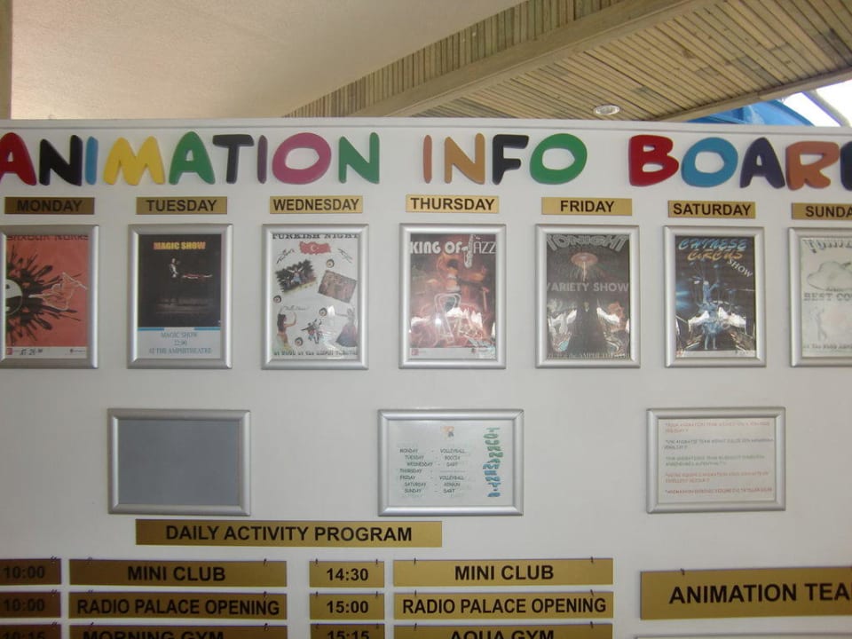 Infoboard Diamond Excellence Resort & Spa