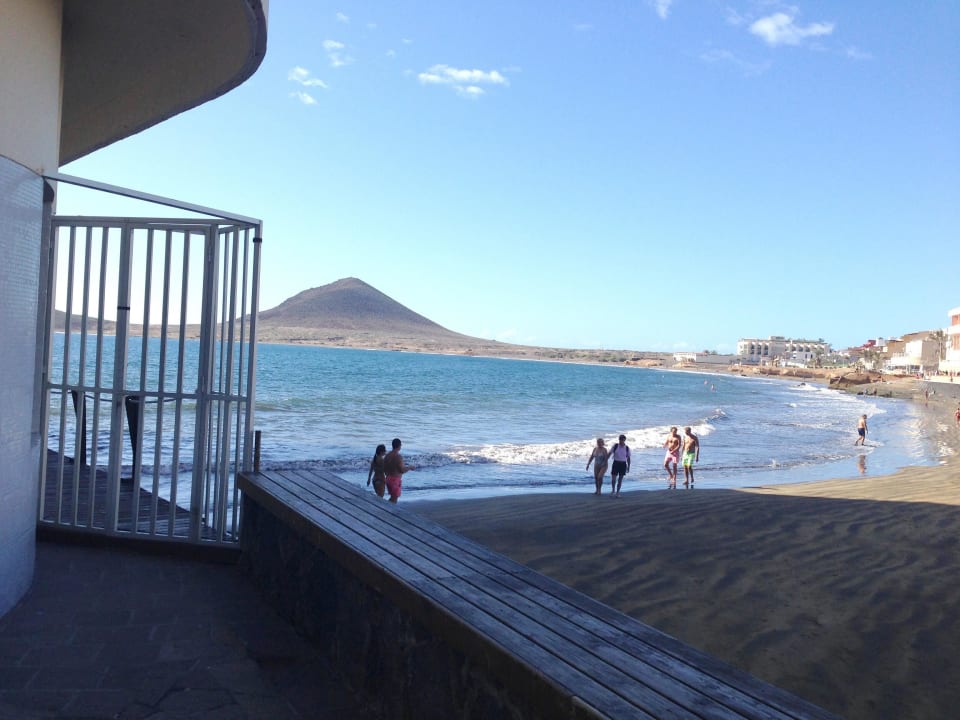 Blick vom Eingang des Hotels Medano Hotel Medano
